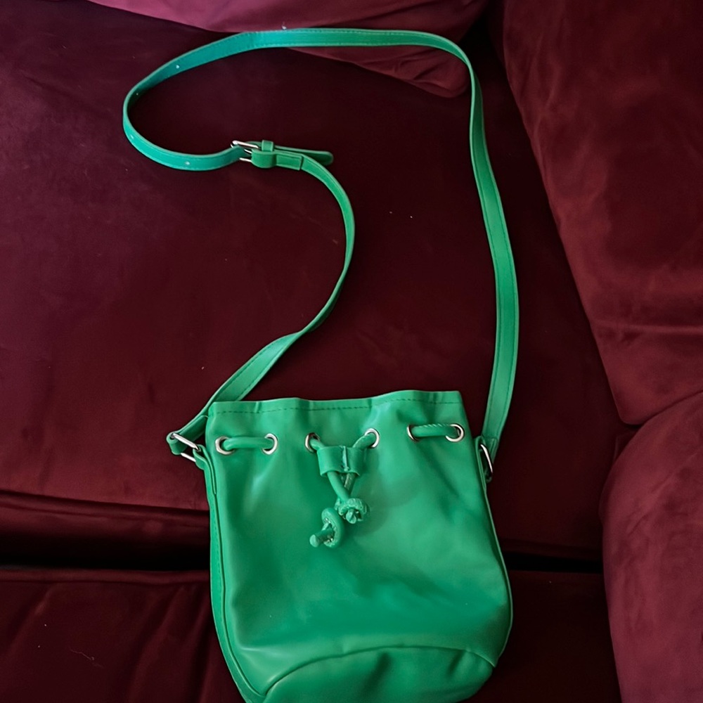 Mini Minimalist Drawstring Crossbody Bag